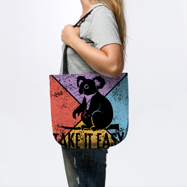 Take It Easy Koala Retro Pop Art – Chill Vibes Aesthetic by TuncGK