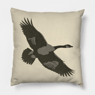 Plucky Honker Goose Pillow