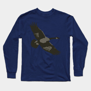 Plucky Honker Goose Long Sleeve T-Shirt