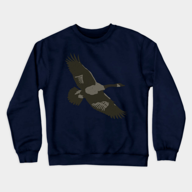 Plucky Honker Goose Crewneck Sweatshirt by DonWillisJrArt