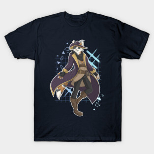 Captain Calico Jack - Pirate Tabaxi T-Shirt