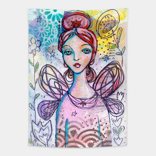 Fairy Girl Tapestry
