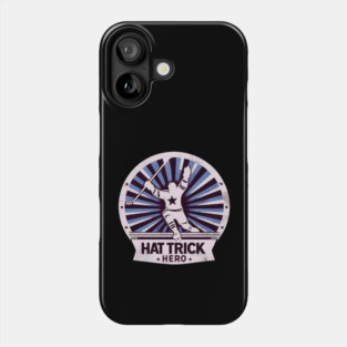 Hat Trick Hero – Vintage Hockey Design Phone Case