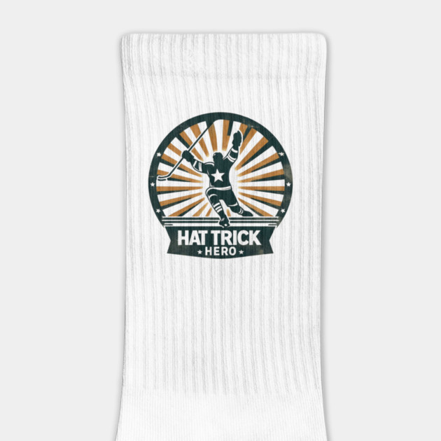 Hat Trick Hero – Vintage Hockey Design by Ben's Store 1