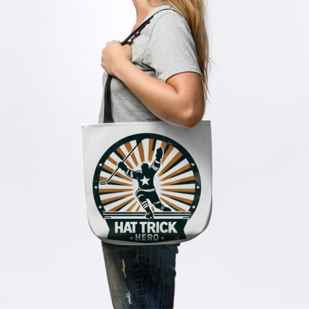 Hat Trick Hero – Vintage Hockey Design by Ben's Store 1