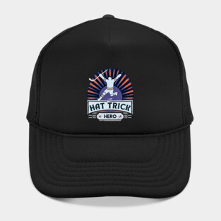 Hat Trick Hero – Vintage Hockey Design Hat