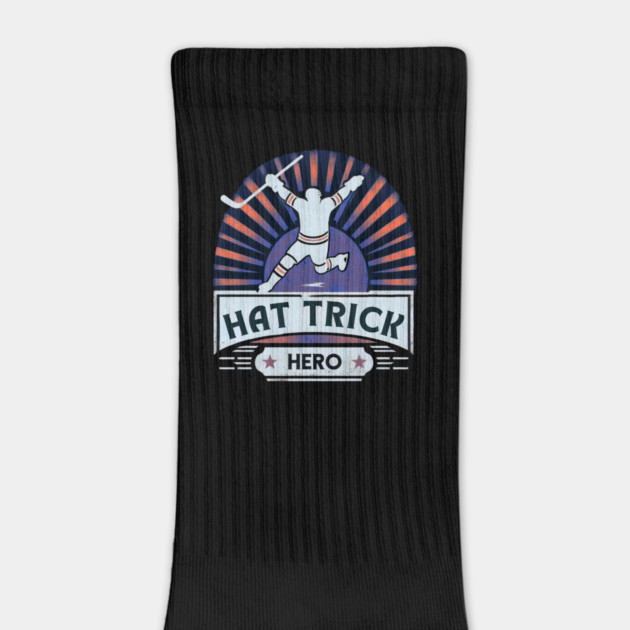 Hat Trick Hero – Vintage Hockey Design by Ben's Store 1