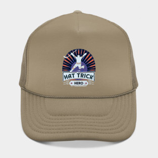 Hat Trick Hero – Vintage Hockey Design Hat