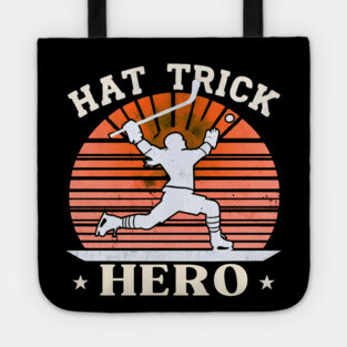 Hat Trick Hero – Vintage Hockey Design Tote