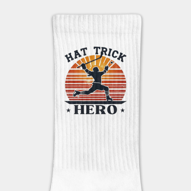 Hat Trick Hero – Vintage Hockey Design by Ben's Store 1