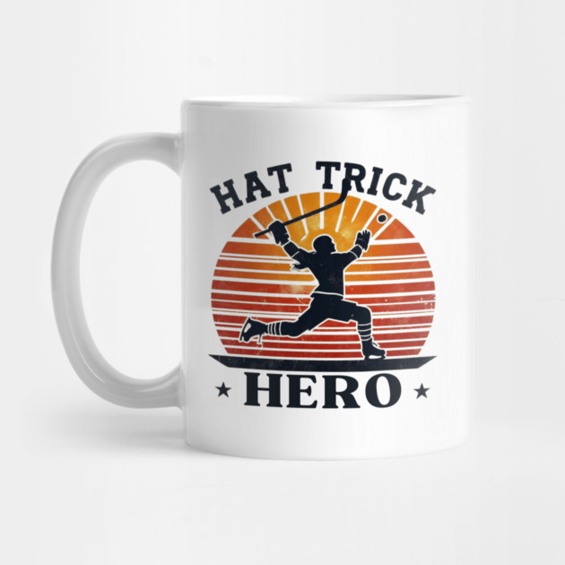 Hat Trick Hero – Vintage Hockey Design by Ben's Store 1