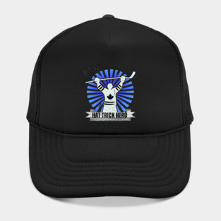 Hat Trick Hero – Vintage Hockey Design Hat