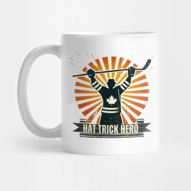 Hat Trick Hero – Vintage Hockey Design by Ben's Store 1