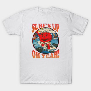 Vintage Kool Aid Surf's Up Oh Yeah Distressed 80's Vibe T-Shirt