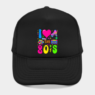 I Love The 80's Party 1980s Themed Costume Hat