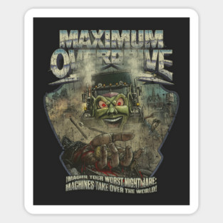 Maximum Overdrive 1986 Sticker