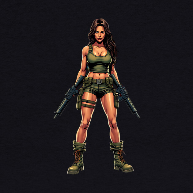 Military Pinup Girl by animegirlnft