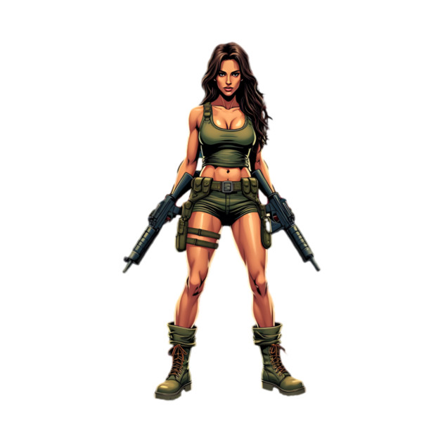 Military Pinup Girl by animegirlnft