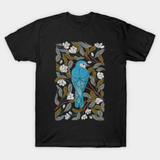 Bluebird and Apple Blossoms T-Shirt