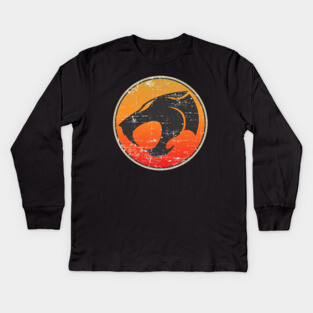 Vintage Thunder Cats Kids Long Sleeve T-Shirt
