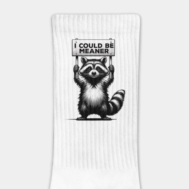 I Could Be Meaner – Funny Raccoon Sarcastic Dark Humor by ArtistTee ⭐⭐⭐⭐⭐