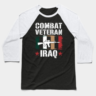 Combat Veteran Iraq Veteran's Day Veterans Combat Veteran Baseball T-Shirt