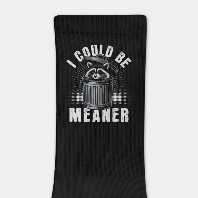 I Could Be Meaner – Funny Raccoon Sarcastic Dark Humor by ArtistTee ⭐⭐⭐⭐⭐