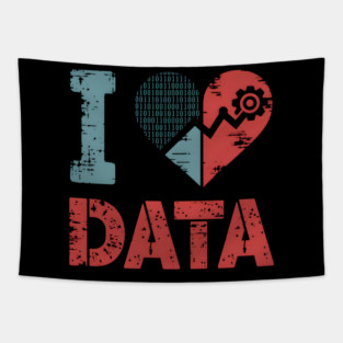 I Love Data Tapestry
