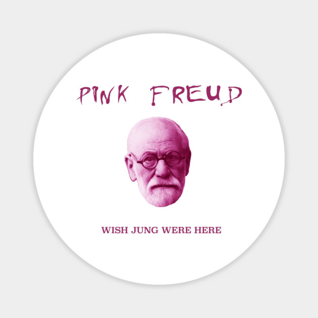 PINK FREUD Magnet by Philosophy Shirts