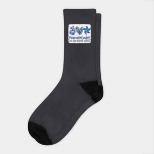child abuse prevention awareness Socks