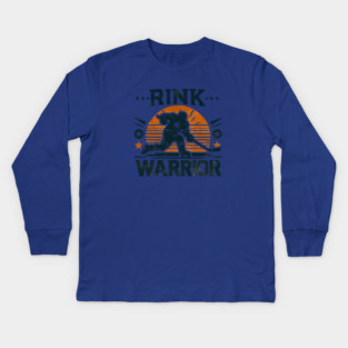 Rink Warrior – Battle on Ice Kids Long Sleeve T-Shirt