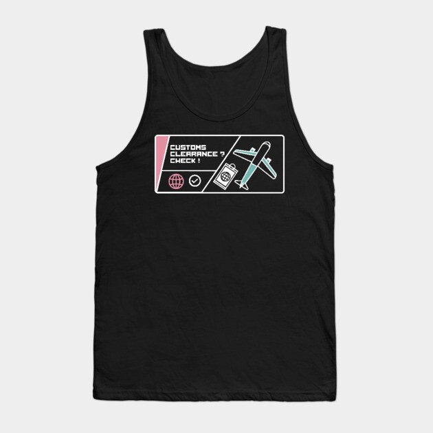 Custom, Clearance, Check Tank Top by DIGITAL MERCH CREATIONS