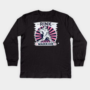 Rink Warrior – Battle on Ice Kids Long Sleeve T-Shirt