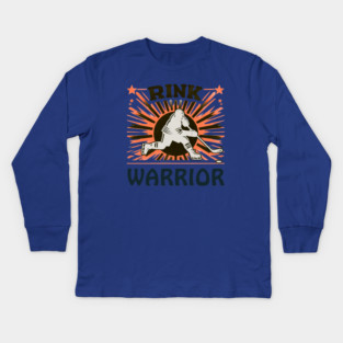 Rink Warrior – Battle on Ice Kids Long Sleeve T-Shirt