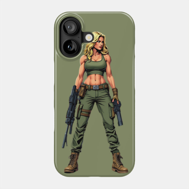 Badass Woman Phone Case by animegirlnft