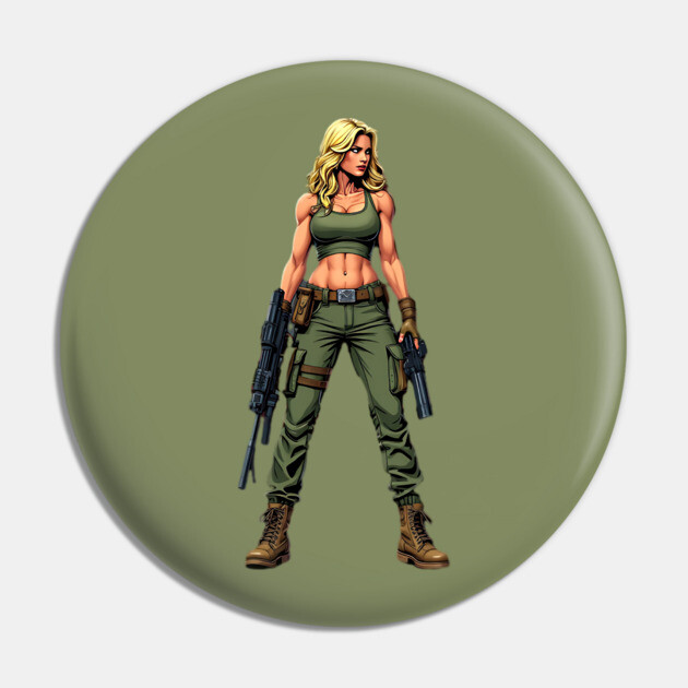 Badass Woman Pin by animegirlnft