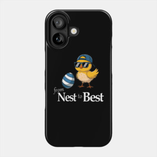From Nest To Best Funny Baby Cool Easter Chick Sunglasses Phone Case