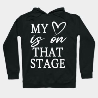 Dance Mom Retro My Heart Is On That Stage Dance Recital Hoodie