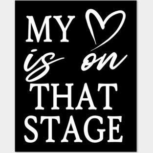 Dance Mom Retro My Heart Is On That Stage Dance Recital Posters and Art