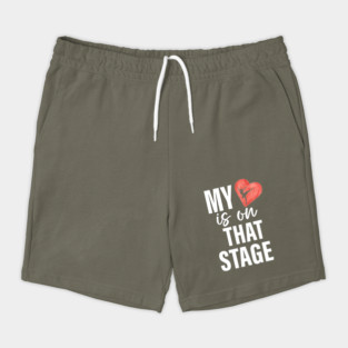 Dance Mom Retro My Heart Is On That Stage Dance Recital Shorts