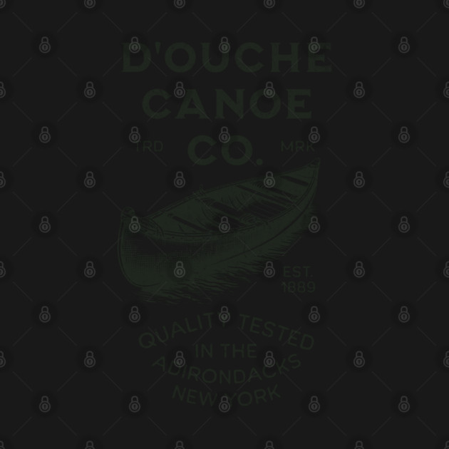 Funny Vintage D'Ouche Canoe Co Funny Outdoor Insult Canoeing by Yesteeyear