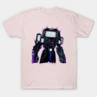 Titan tv man fan art skibidi toilet T-shirt T-Shirt