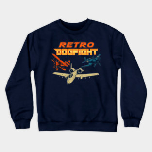 Retro Dogfight Square Logo Crewneck Sweatshirt