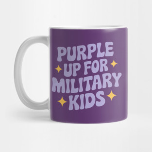 Purple Up For Military Kids Mug