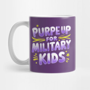 Purple Up For Military Kids Mug