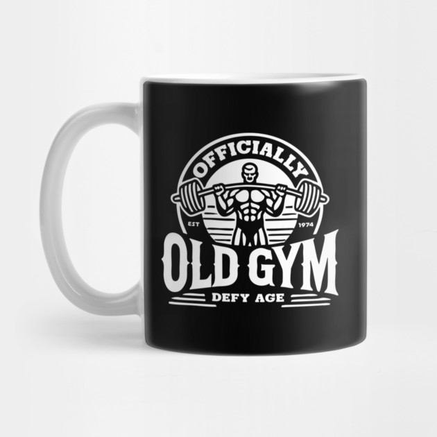 Officially Old Gym T-Shirt (white logo) by Officially Old Gym