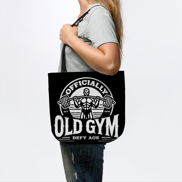Officially Old Gym T-Shirt (white logo) by Officially Old Gym