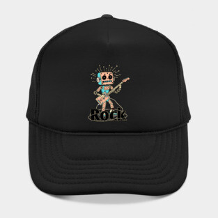 Metal Pulse. Robot Guitarist (Color) Hat