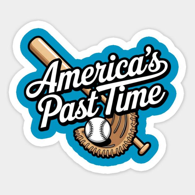 America's Past Time Sticker by BA