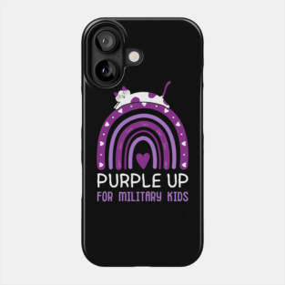 Purple Up For Military Kids Phone Case